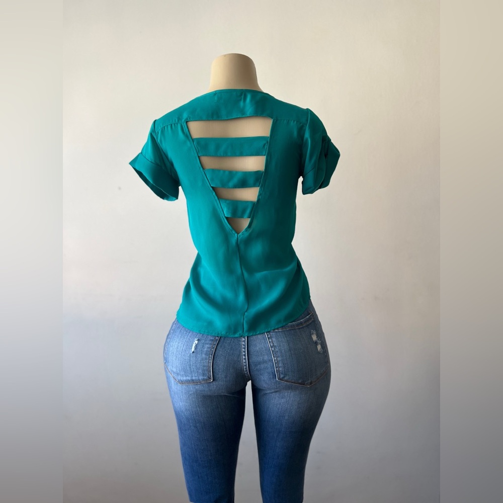 Green Professional Blouse